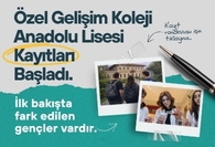 İzmir Özel Gelişim Koleji Anadolu Lisesi Kayıtları Başladı