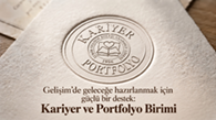 Gelişim’de geleceğe hazırlanmak için güçlü bir destek: Kariyer ve Portfolyo Birimi